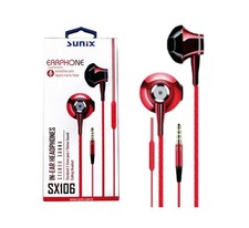 SUNIX In-Ear Kopfhörer Headphones Surround Sounds 3,5mm Stereo Bass Earphones In-Ear Headphones price