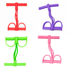 4 Tube Pedal Widerstandsband Sit Up Zugseil Yoga Fitness Trainingsgerät Pilates Equipment price