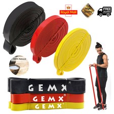 Dehnbare lange Widerstandsbänder Physio stark Pilate Ausrüstung Fitness Yoga Klimmzug UK Pilates Equipment price