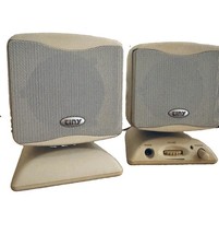 Vintage Paar kleine Lautsprecher Altec Lansing Acs33 weiß grau Computer PC Sound Computer Speakers price
