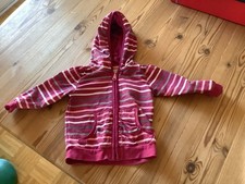Baby Mädchen Kapuzenjacke Sweatshirt Gr. 80 rosa Baumwolle Reißverschluss Baby-Sweatshirt price