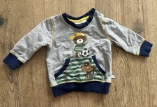 Baby Pullover / Sweatshirt – Liegelind – Gr. 68 – Grau mit Motiv Baby-Sweatshirt price