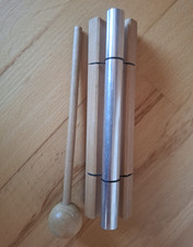 Agogô Percussion-Instrument aus Holz & Metall inkl. Schlägel Percussion Instruments price