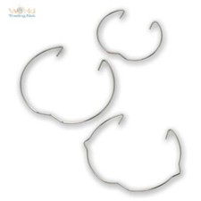 5er Set Haltering für Einbaustrahler, Ø 35mm oder 51mm Sprengring MR16/GU10/MR11 Einbau-Sets price