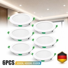 6x LED Einbauleuchte 7W Einbaustrahler Decken Leuchte Set Einbau Spot 230V IP44 Einbau-Sets price