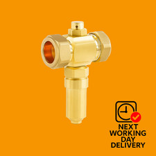 FHK WÄRMEPUMPE FROSTSCHUTZVENTILE - 28mm x 28mm KOMPRESSION, ASCHE (EINZELN ODER PAAR) Heat Pump price
