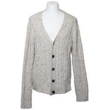 Topman Knitwear, Strickjacke, Herren, Größe: M, Beige, Acryl/Viskose/Wolle #NQ0 Herren-Pullover & Strickjacke & Knitwear price