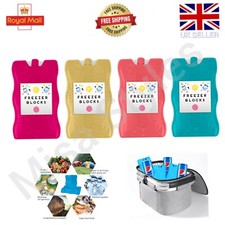 GEFRIERBLÖCKE EISKÜHL KÜHLTASCHE PACKS LUNCHBOX TASCHE REISE PICKNICK WIEDERVERWENDBAR Freezer, Cooler price