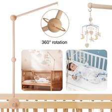 360° Baby Mobile Halterung Holz Drehbarer Halter für Babybett, Wickeltisch DHL Baby-Laufstall & Cribs price