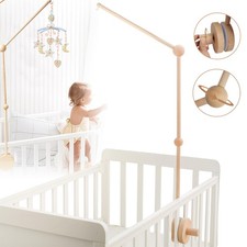 360° Baby Mobile Halterung Holz Drehbarer Mobile Halter für Babybett Wickeltisch Baby-Laufstall & Cribs price