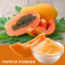 Papaya Fruchtpulver | Getrocknet Rein Bio Natur | Verdauungshilfe Vitamine Kr... Organic Produkte price