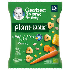 8445291455825 Gerber Chrupki Organic serduszka Marchewka 28g Nestlé Polska S.A. Organic Produkte price