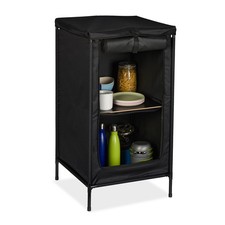 Campingschrank Campingregal Zeltschrank Campingmöbel Zeltregal 2 Fächer grau Camping Küche price
