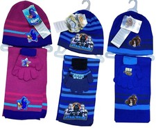 Kinder Streifen Design Dorie, Pats und Star War Schal Set Kinder Warm Mütze Handschuhe Baby-Handschuhe & Schal price
