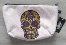 Day of the Dead Totenkopf Skull Gothic Kosmetiktasche Makeup Tasche Kulturbeutel Makeup Tasche price