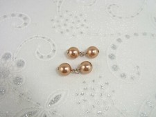 Manschettenknöpfe aus Glaswachsperlen (Cufflinks Perlen) Farbwahl Cufflinks price