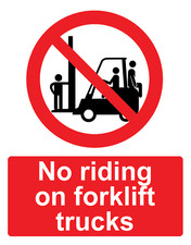 Kein Fahren auf Hubwagen Einzelhandel Sicherheit Foamex Hart-PVC-Schild ODER Aufkleber Abziehbild Pallet Trucks price