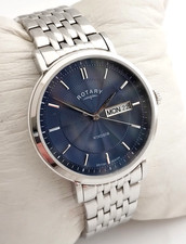 ROTARY HERREN WINDSOR UHR GB05420/05 EDELSTAHL ARMBAND BLAUES ZIFFERBLATT ORIGINAL Steel Bracelet price