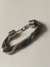 4 Strang Armband, silberfarben, verstellbar, Top Zustand Steel Bracelet price