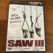 Saw III - Kinofassung FSK16 (DVD) Zustand Gut Saws price
