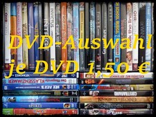 DVD-Auswahl 3 (verschiedene Filme, guter gebrauchter Zustand, 1 Preis) je 1,50 € Saws price