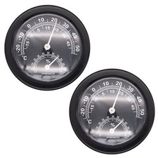 1-6 Thermometer Hygrometer Luftfeuchtigkeit Temperatur Analog Wetterstation Rund Thermometer price