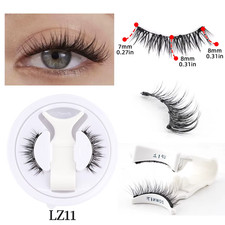 Wiederverwendbare Magnetische Wimpern 1 Paar Natürliche Lockige Fluffy Magnetische Falsche Wimpern False Eyelash Produkte price