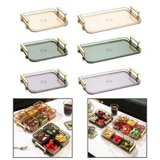 Serviertablett mit Griff Obstteller Tablett modern multifunktional rutschfest Snacks Serving Tray price