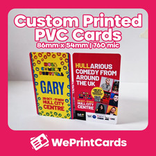 Individuell bedruckte Plastikausweise Kundenkarten ab je 2,49 £ (günstigste Karten bei eBay) Plastic Card Bedarf price