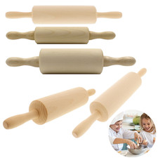 Kinder Teigrollen Nudelholz klein Holz Teigroller Rollholz Kinder-Rolle Backen Nudelholz price