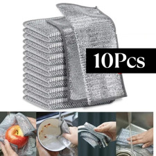 10 Stück Magic Geschirrspültuch Premium Metalldraht Mehrzweck Reinigungswerkzeug Dishwashing price