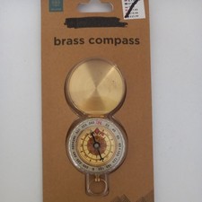 KOMPASS MESSING DECKEL WANDERAUSRÜSTUNG SPORT HOCHWERTIG 2" DURCHMESSER Mountaineering Gear price