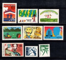 Brasilien 1984 Mi. 2062-2070 Postfrisch 100% Kinder, Peter I., Produkte Pet Produkte price