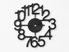 Dekorative Wanduhr Zifferblatt modern offene Zahlen Zifferblatt 10 mm Aufnahme Loch Farbe wählbar Decorative Clock price