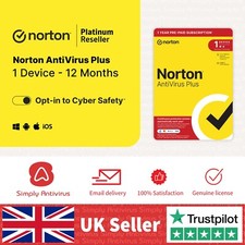 Norton Antivirus Plus 1 Gerät 2026 PC/Mac Security - 5 Minuten Lieferung Security Devices price