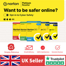 Norton 360 Antivirus 2026 Standard Deluxe Premium 1, 3, 5, 10 Stück 1 Jahr per E-Mail Security Devices price