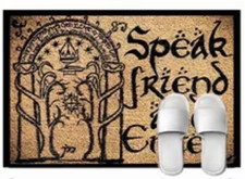 NEU Die HdR Fußmatte 40cm x 60cm Fußmatte Herr der Ringe Doormat price