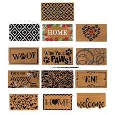 JVL umweltfreundliche Fußmatte mit Latexrücken Natur Kokos Eingang, 40 x 70 cm Doormat price