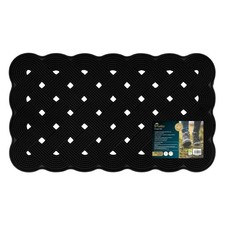 JVL Rankgitter Gummi Outdoor Schaber Eingang Foyer Fußmatte, 40 x 70 cm Doormat price