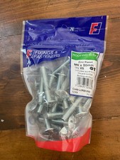Dachschrauben & -muttern M8 x 50 mm verzinkt, 25 Stück - 25RBN850 Screws, Nails, Nuts price