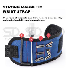 Verstellbares 4 Gitter Armband mit 12 starken Magneten für Schrauben Nägel Muttern Bolzen Screws, Nails, Nuts price