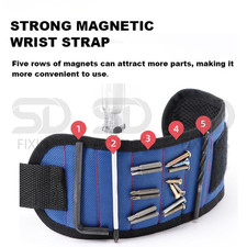 Verstellbares 5 Gitter Armband mit 15 starken Magneten für Schrauben Nägel Muttern Bolzen Screws, Nails, Nuts price