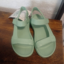l&d Unisex Kinder Sandalen Badelatschen Grün EU 31 1/3 flach offen Unisex Children's Slippers & Sandals price