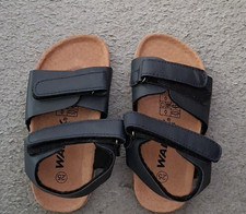 walkx Wak Unisex Kinder Sandalen Gr. 25 Schwarz Klettverschluss Riemchen Unisex Children's Slippers & Sandals price