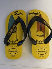 Havaianas Kinder Flip-Flops Zehentrenner Sandalen Badeschuhe Strand Brasil Logo Unisex Children's Slippers & Sandals price