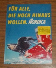 Seltene Werbung NORDICA NR 955 Skistiefel - Hoch hinaus - Adler 1985 Ski Stiefel price