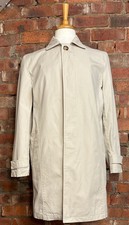 T.M Lewin - beigefarbener Regen-/Übermantel/Mac für Herren - Größe 40R Herren-Overcoat price