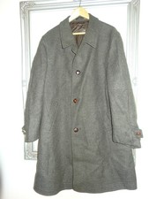 C&A Westbury Herren Vintage Grün Wolle Übermantel Gr. L Brustumfang 44-46" Herren-Overcoat price