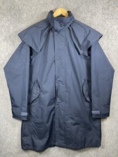 Cotton Traders Windermere Trenchcoat Herren Large blau lang Mac Regen Übermantel Herren-Overcoat price