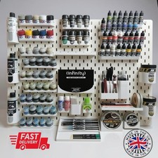 IKEA Wirbelbrett SKADIS Organizer Citadel Vellejo AK Tamiya Lack Wandregal Halter Wall Board price